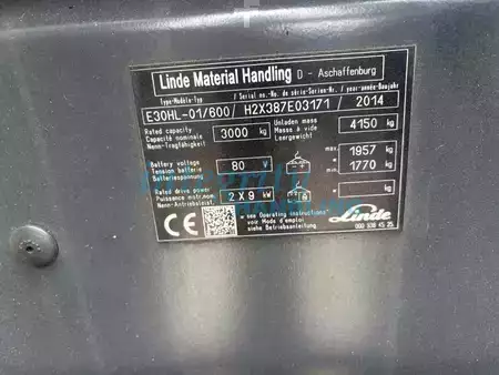 Eléctrico - 4 rodas 2014  Linde E30HL-01/600 (5)