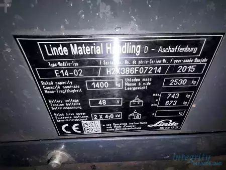Electric - 3 wheels 2015  Linde E14-02 (2)