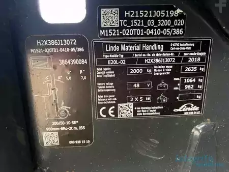 Eléctrico - 3 rodas 2018  Linde E20L-02 (4)