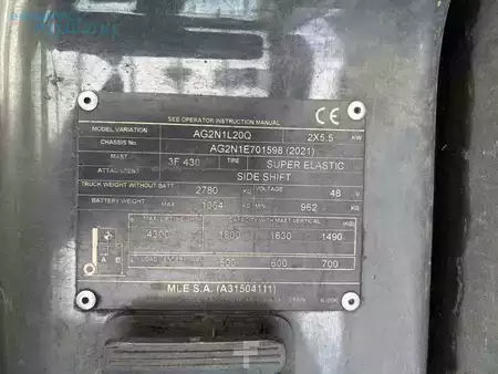 Elektryczne 3-kołowe 2021  TCM AG2N1L20Q (6)