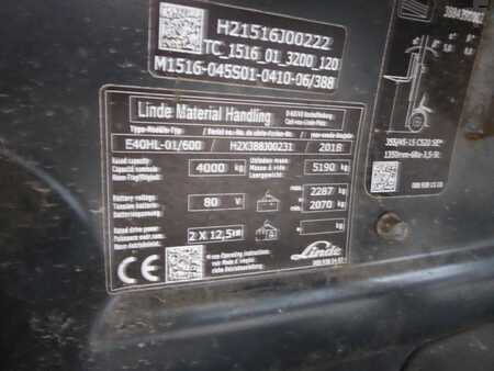 Elektryczne 4-kołowe 2018  Linde E40H-01/600 (5)