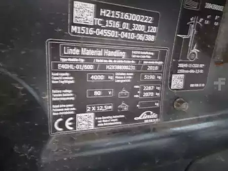 Elektromos 4 kerekű 2018  Linde E40H-01/600 (7)
