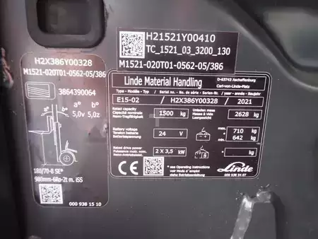Elektro 4 Rad 2021  Linde E15-02 (7)