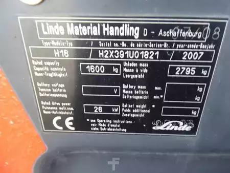 Dieselstapler 2007  Linde H16D (5)