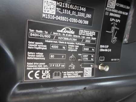 Elektro čtyřkolový VZV 2022  Linde E40H-01/600 (5)