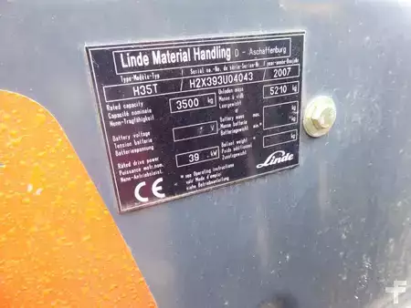 Empilhador a gás 2007  Linde H35T (3)