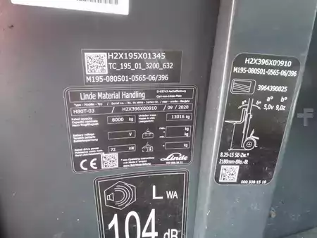 Treibgasstapler 2020  Linde H80T-03/ (8)