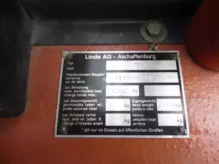 Elektro čtyřkolový VZV 1988  Linde E12 (5)