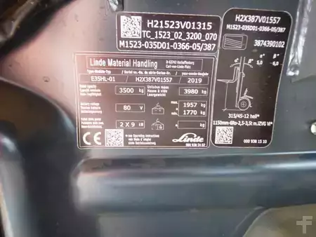 Eléctrico - 4 rodas 2019  Linde E35HL-01 (9)