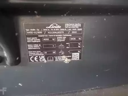 Empilhador diesel 2022  Linde H40D/600 (8)