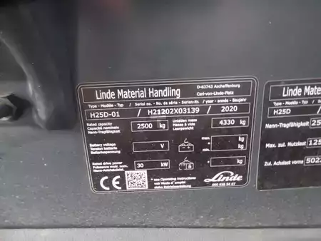 Dieselstapler 2020  Linde H25D (4)