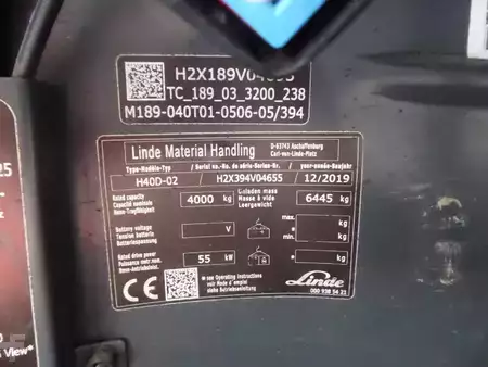Dieselstapler 2019  Linde H40D-02 (5)