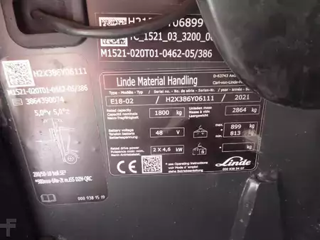 Eléctrico - 3 rodas 2021  Linde E18-02 (6)
