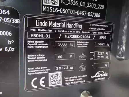 Elektro 4 Rad 2020  Linde E50HL-01 (7)