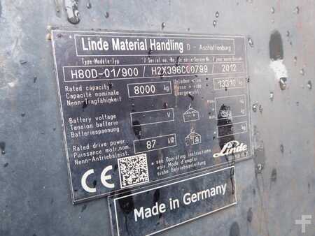 Diesel gaffeltruck 2012  Linde H80D-01/900 (4)
