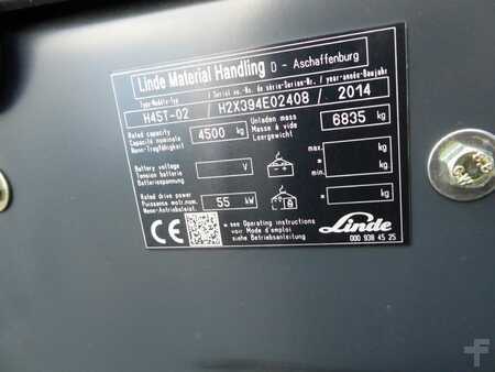 Empilhador a gás 2014  Linde H45T-02 (3)