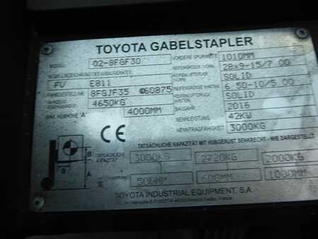 Carrello elevatore a gas 2016  Toyota 02-8FGF30 (3)