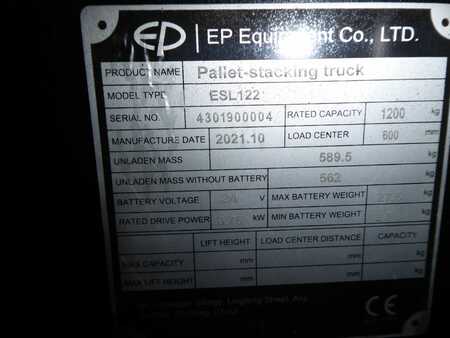 Ruční vysokozdvižný vozík 2021  EP Equipment EP Equipment ESL122 (2)