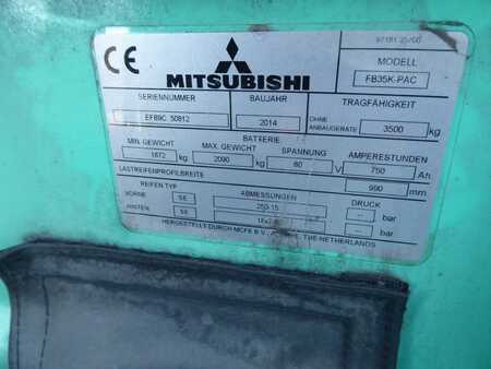 4-wiel elektrische heftrucks 2014  Mitsubishi FB35K-PAC (3)