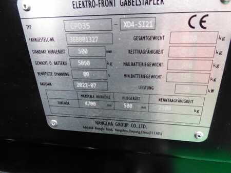 Elettrico 4 ruote 2022  HC (Hangcha) CPCD35-XD4-SI21 (3)
