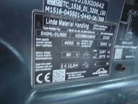 Elektryczne 4-kołowe 2020  Linde E40H-01/600 (5)