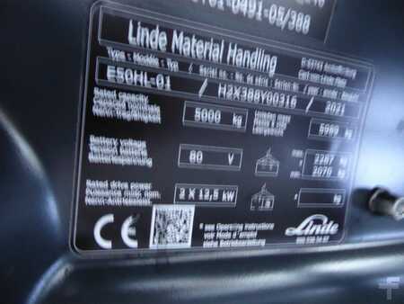 4-wiel elektrische heftrucks 2021  Linde E50HL-01 (7)