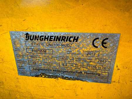 Tolóoszlopos targonca 2012  Jungheinrich ETV216 (4) 