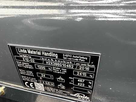 3-wiel elektrische heftrucks 2016  Linde E12 (3) 