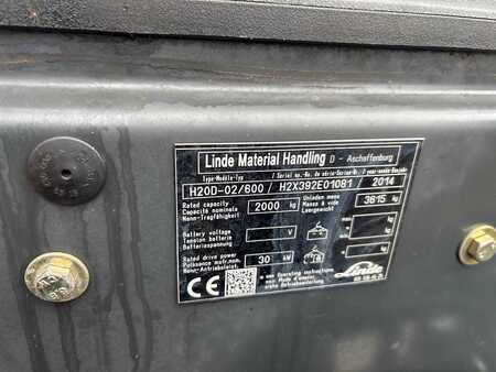 Diesel gaffeltruck 2014  Linde H20D/600 (4)