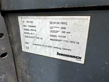 Elektro 4 Rad 2006  Jungheinrich EFG430 (3)