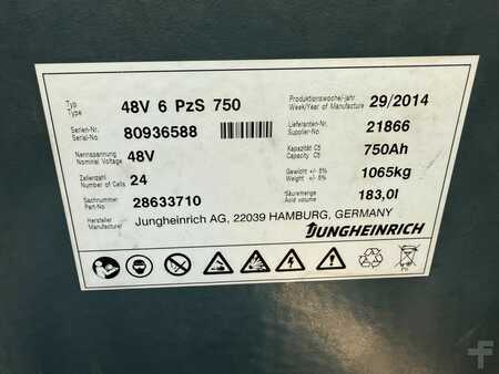 Elektryczne 4-kołowe 2014  Jungheinrich EFG 320 SP ZVG 110-450 ZT (4)