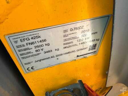 Elektrisk- 4 hjul 2019  Jungheinrich EFG 425k MP G 750DZ (3)