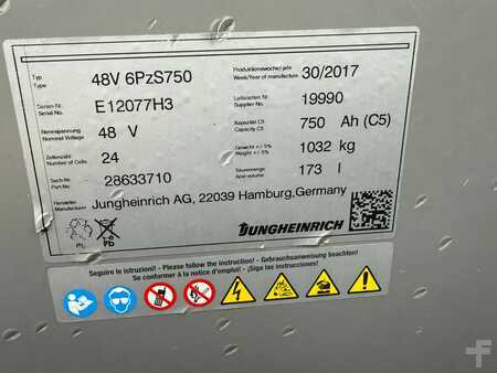 Elektryczne 3-kołowe 2017  Jungheinrich EFG 220 SP G 464 DZ (7)
