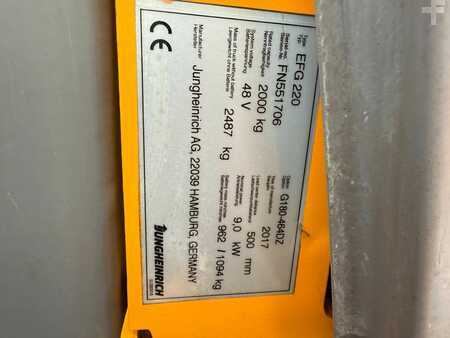 Elektrisk- 3 hjul 2017  Jungheinrich EFG 220 SP G 464 DZ (6)