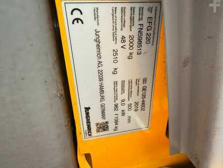 Elektrisk- 3 hjul 2019  Jungheinrich EFG 220 SP GE+T 100-440 DZ (3)