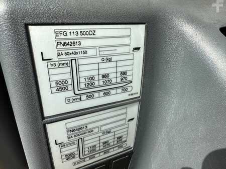 Carrelli elettrici 3 ruote 2021  Jungheinrich EFG 113 SP GE 100-500 DZ (4)
