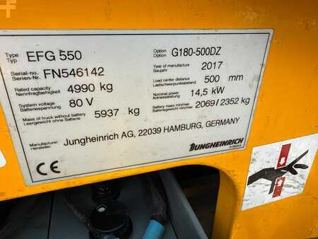 Elektrisk- 4 hjul 2017  Jungheinrich EFG 550 SP G 115-500 DZ (3)