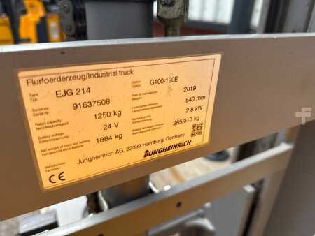 Stacker stå på 2019  Jungheinrich EJG 214 G 120-120 E (3)