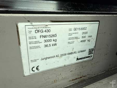 Dieselstapler 2020  Jungheinrich DFG 430 115 500 DZ (3)