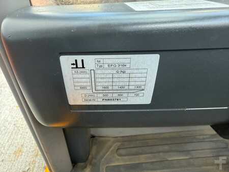 Elektro čtyřkolový VZV 2015  Jungheinrich EFG 316k SP ZVG GE 115-440 DZ (13)