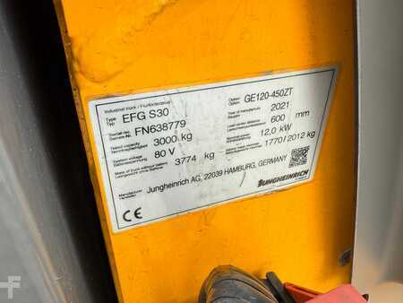 Eléctrica de 4 ruedas 2021  Jungheinrich EFG S30 SP GE 120-450 ZT (10)