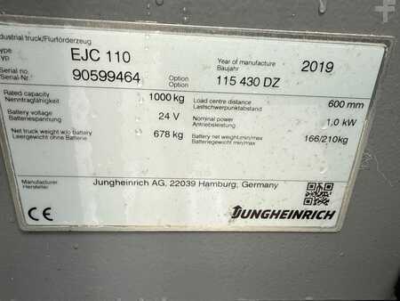 Apilador conductor incorporado 2019 Jungheinrich EJC 110 115-57 430 DZ (3)
