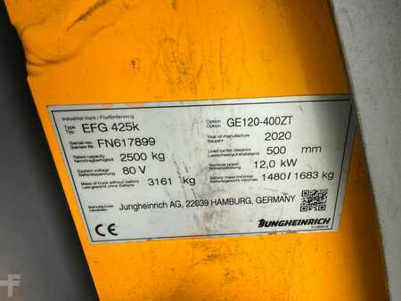 Eléctrica de 4 ruedas 2020  Jungheinrich EFG 425k SP GE 120-400 ZT (11)