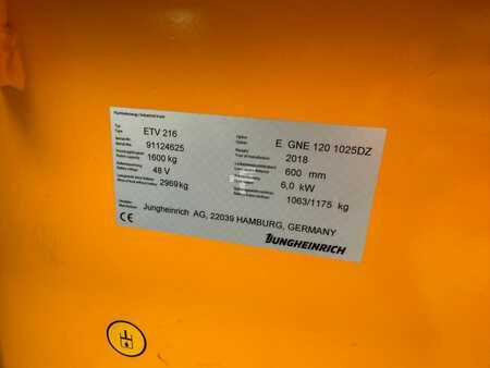 Retráctil 2018  Jungheinrich ETV 216 SP E GNE 120-1025 DZ (13)