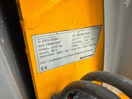 El truck - 4 hjulet 2019  Jungheinrich EFG 425k SP GE+ZVG 160 440 DZ (10)