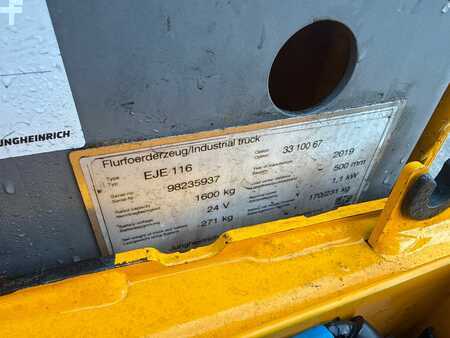Transpaleta eléctrica 2019  Jungheinrich EJE 116 100-67 (3)