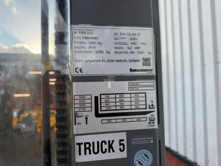 Horizontální vychystávací vozík 2021  Jungheinrich EKS 210 Z+F 115-425 ZT (8)