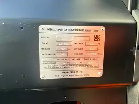 Chariots élévateurs GPL 2026  HC (Hangcha) CPYD30-XH31B1 (15)