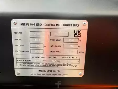 Chariots élévateurs GPL 2026  HC (Hangcha) CPYD30-XH31B1 (16)