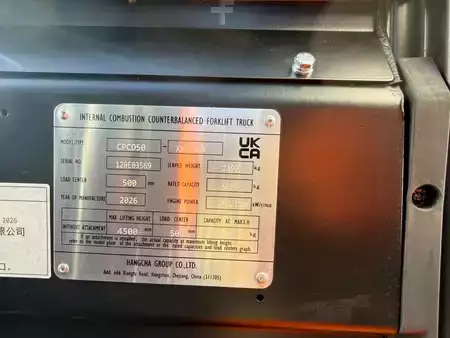 Diesel gaffeltruck 2026  HC (Hangcha) CPCD50-XXW99BN - Full Cab (15)